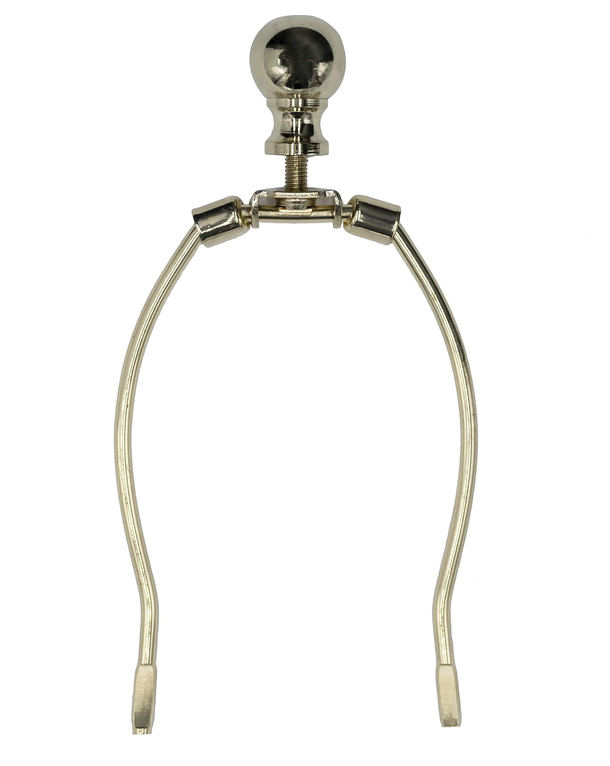 Upgradelights Upgradelights Off White Silk 10 Inch Rectangle Pagoda Lamp Shade with Matching Harp and Finial