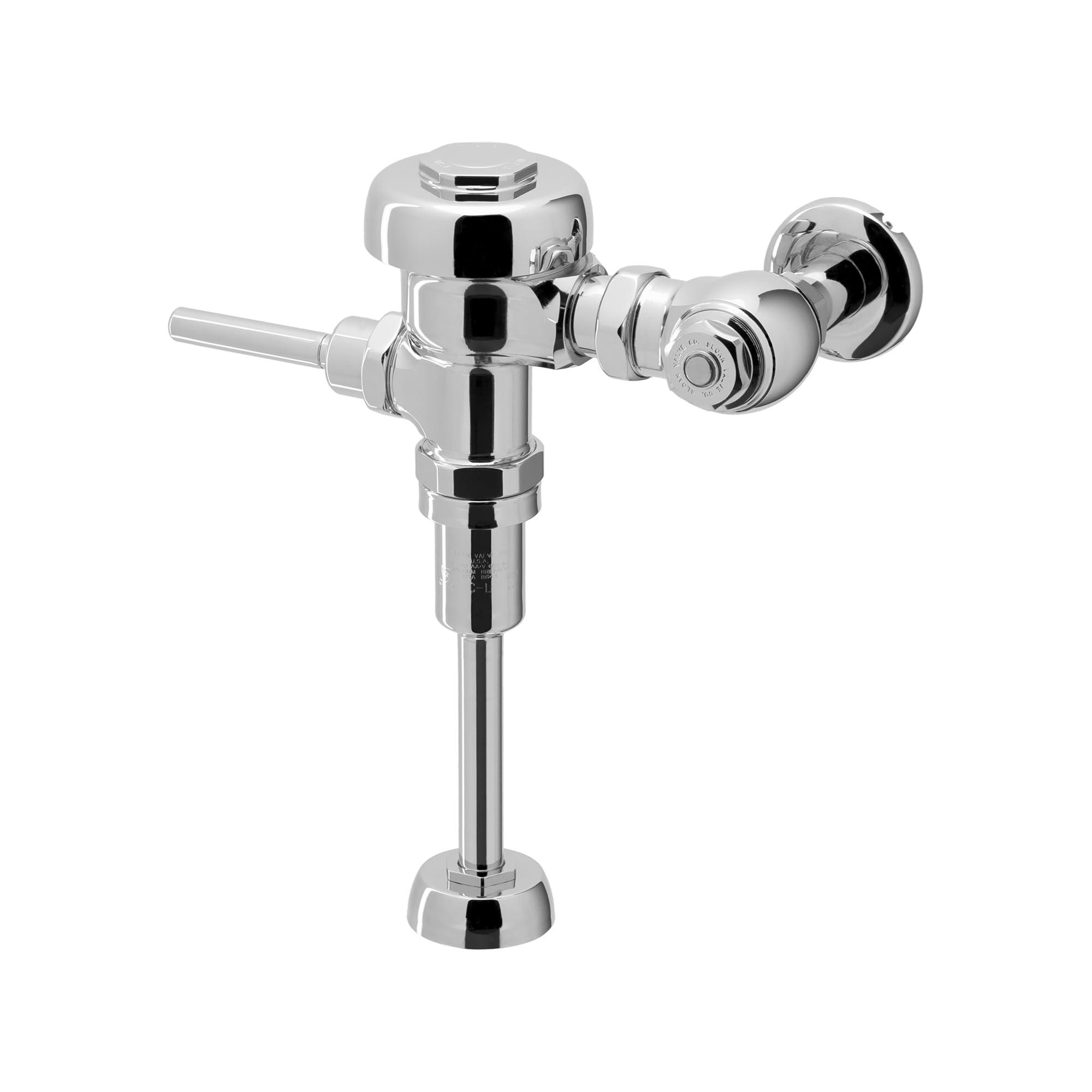 Sloan Sloan Regal 186 Exposed Manual Urinal Flushometer, 0.125 GPF Flush Valve - Single Flush, Non-Hold-Open Handle, Fixture Connection Top Spud, Polished Chrome Finish, 3982604