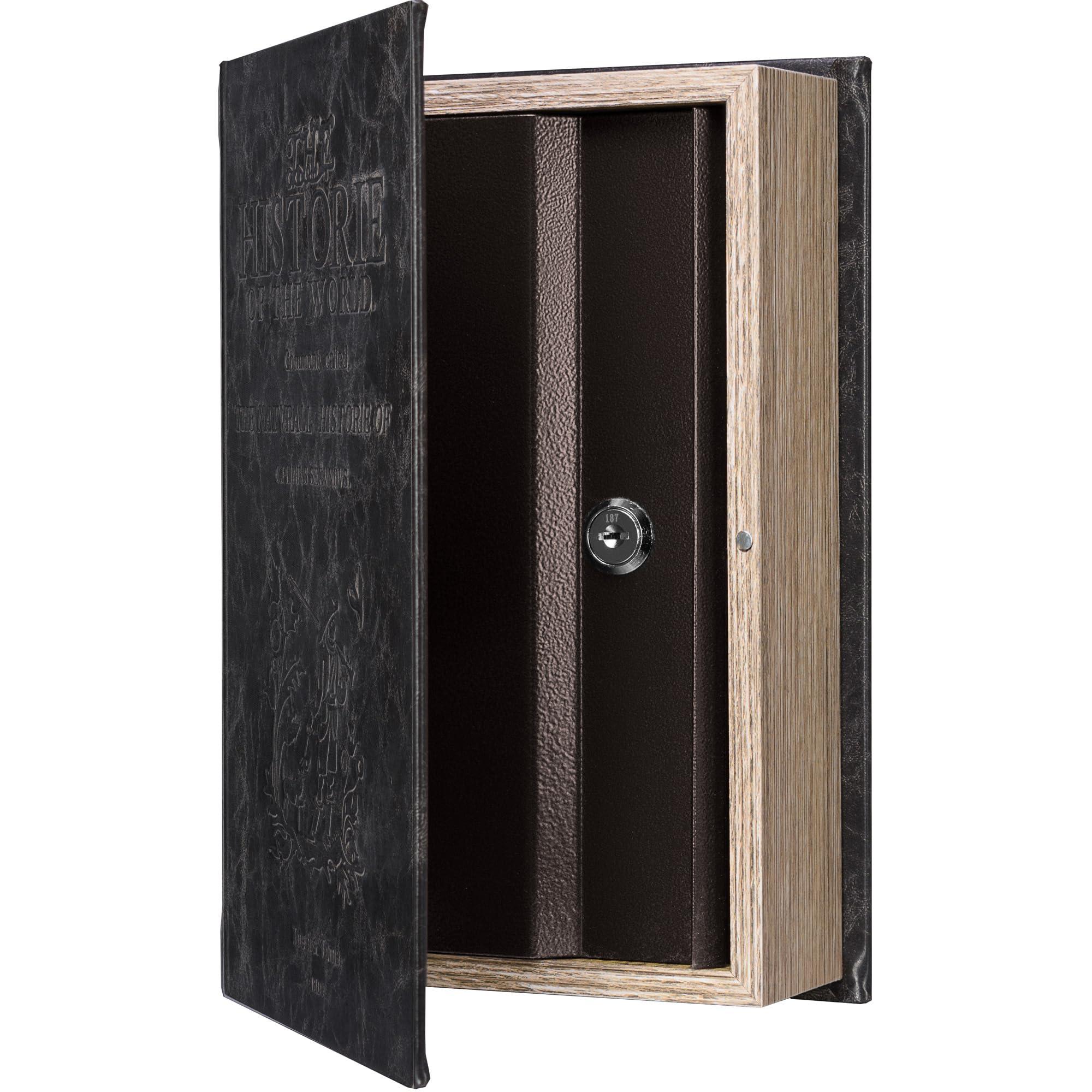BARSKA Barska Antique Book Lock Box with Key Lock