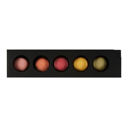 Restaurantware Restaurantware Valentino 12 Inch Macaron Boxes 100 Macaron Packaging - Holds 5 Macarons With Lids Black Paper Macaron Gift Boxes Separate Compartments For Gifts and Parties