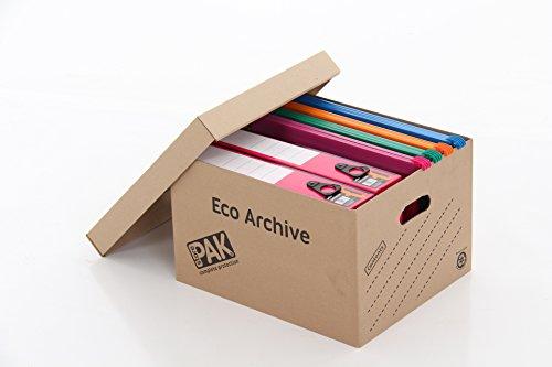 StorePAK StorePAK Eco Archive/Storage Cardboard Boxes & Lids Pack of 10. Flat Packed & Easy to Assemble. Good for Home Storage, Office & Moving House