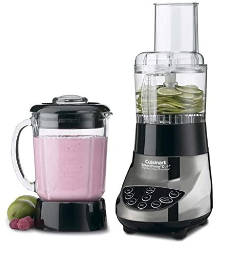 Cuisinart Cuisinart BFP-703BC Smart Power Duet Blender/Food Processor, Brushed Chrome, 3 cup, count of 6