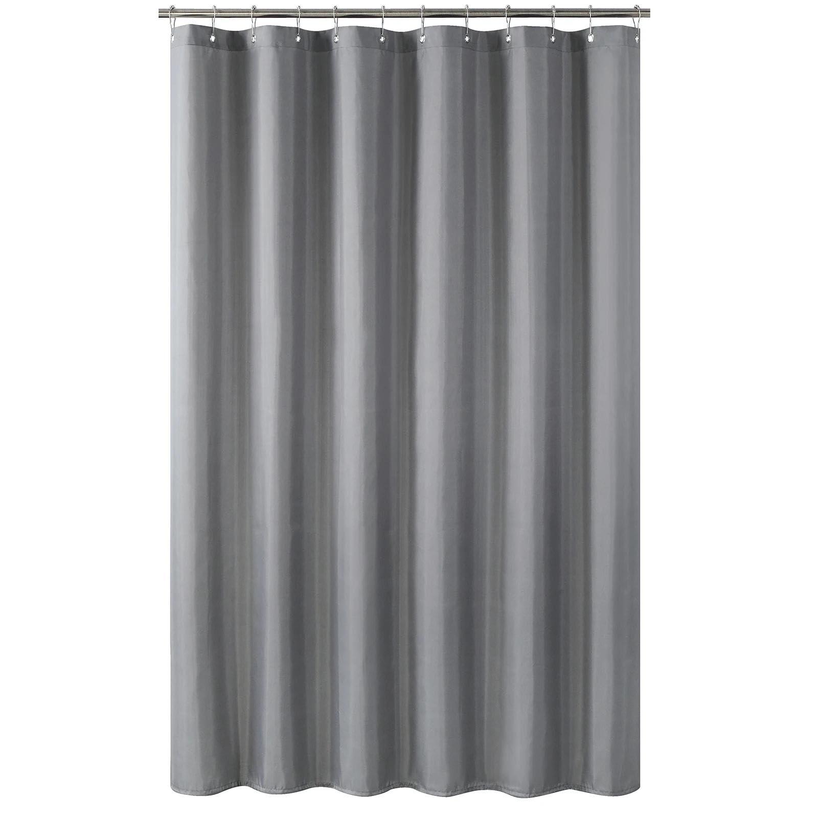 HOLEILUCK HOLEILUCK Grey Shower Curtains for Bathroom Shower Curtains Solid Gray Polyester Fabric Decoratived Modern Grey Shower Curtain 3D Shower Curtain Extra Long Shower Curtains 31x84in/WxL