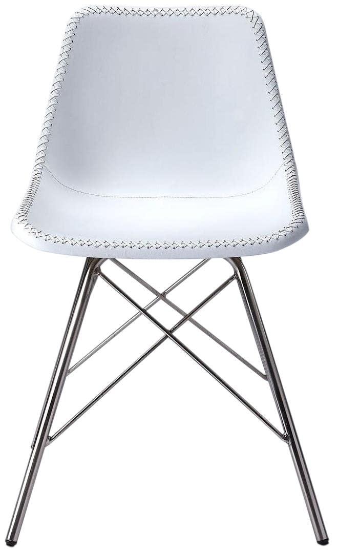 Butler Specialty Company Butler Specialty Inland Leather Side Chair in White