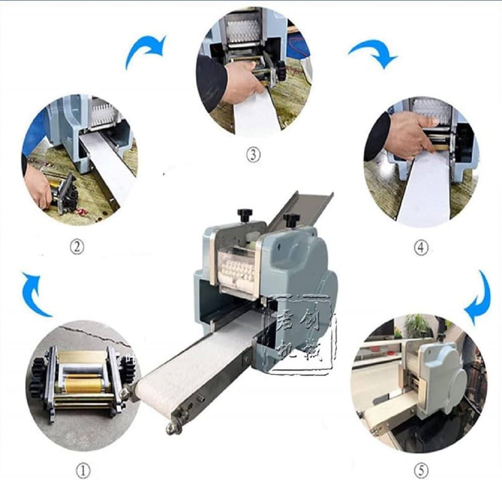 CBLdF CBLdF Automatic Dumpling Maker Machine Stainless Steel, Multi-Functional Commercial Spring Roll/Pierogi/Ravioli Dough Sheeter Dumpling Wrapper Machine with Mold-70mm