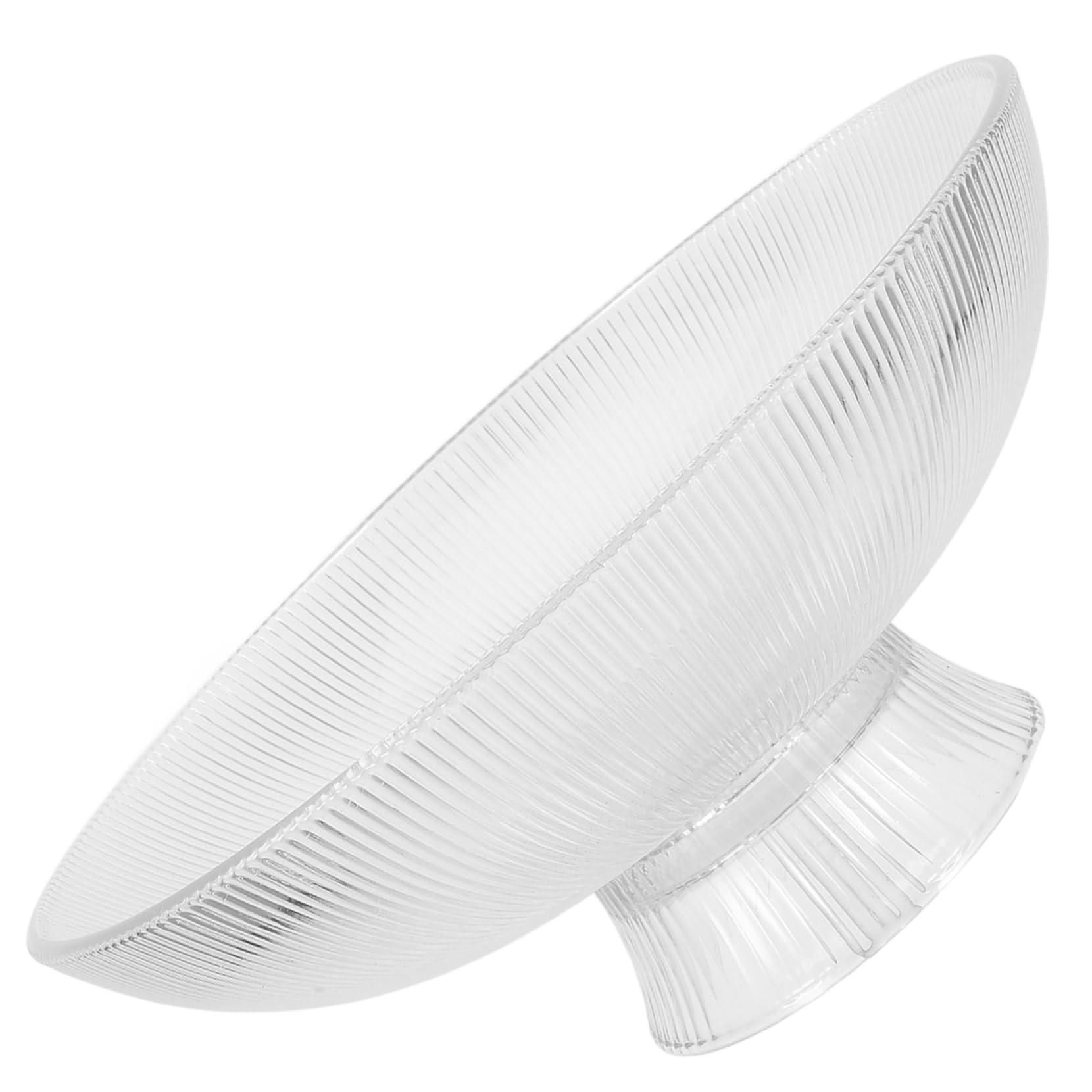 GRIRIW GRIRIW Footed Fruit Serving Plate Large Glass Bowl for Centerpiece Fruit Bowl in Kitchen