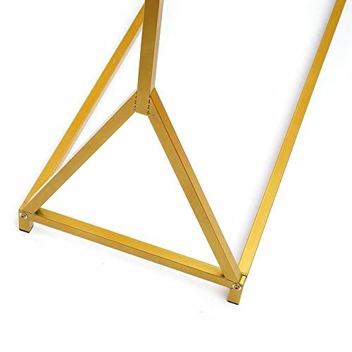 Bathrena Garment Rack Freestanding Metal Clothing Rack Wedding Dress Bridal Garment Stand Garment Rack Standing Metal Sturdy Clothing Rack Gold