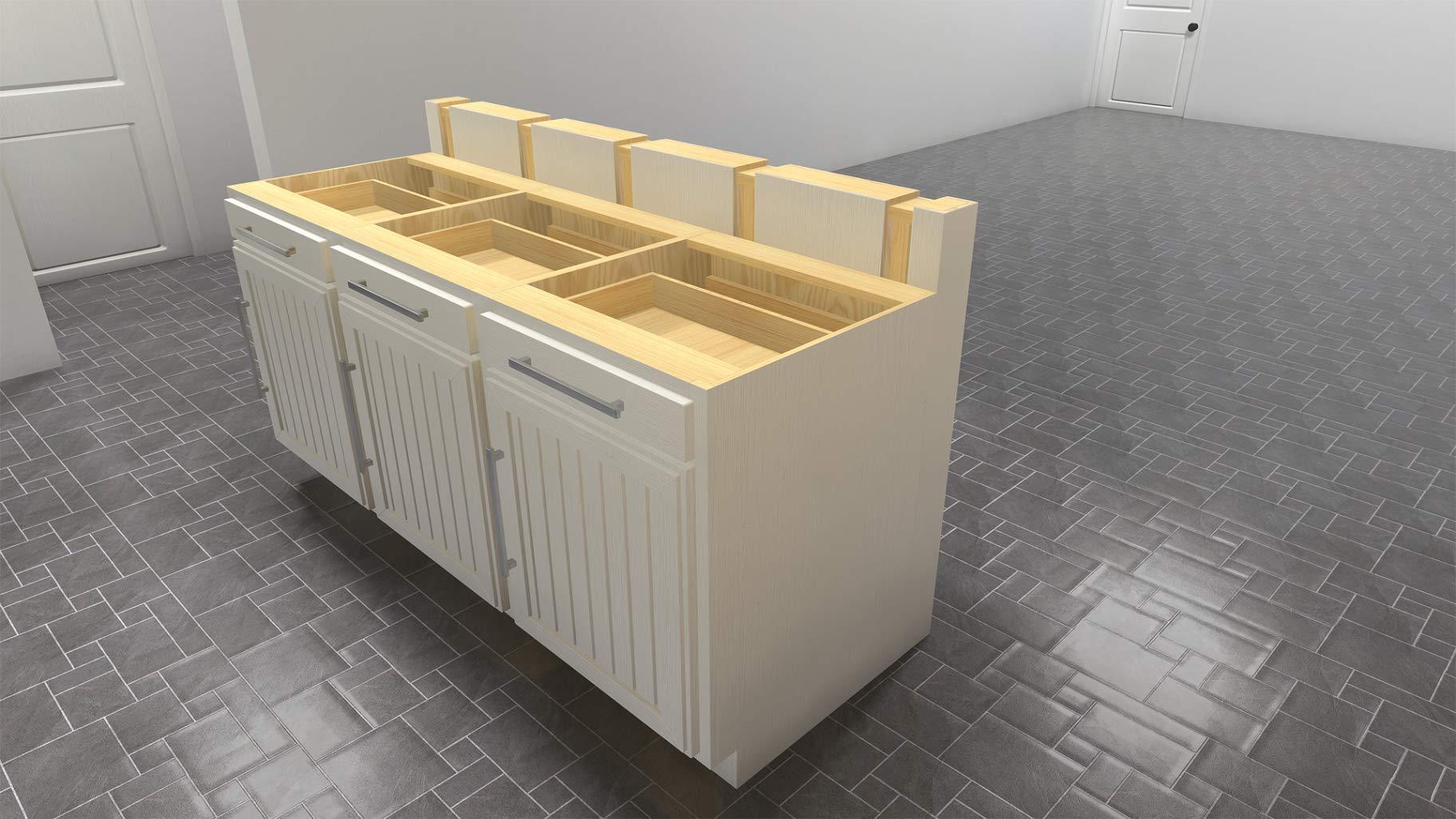 The Original Granite Bracket Solid Heavy Duty Steel Countertop Support Bracket, 1 Count, 10 inch, Angle L-Brackets for Shelves, DIY Projects, Made with American Steel, Hardware Included by Original Granite Bracket