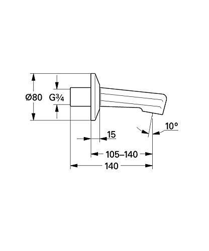 GROHE Grohe 13540000 Bath Spout