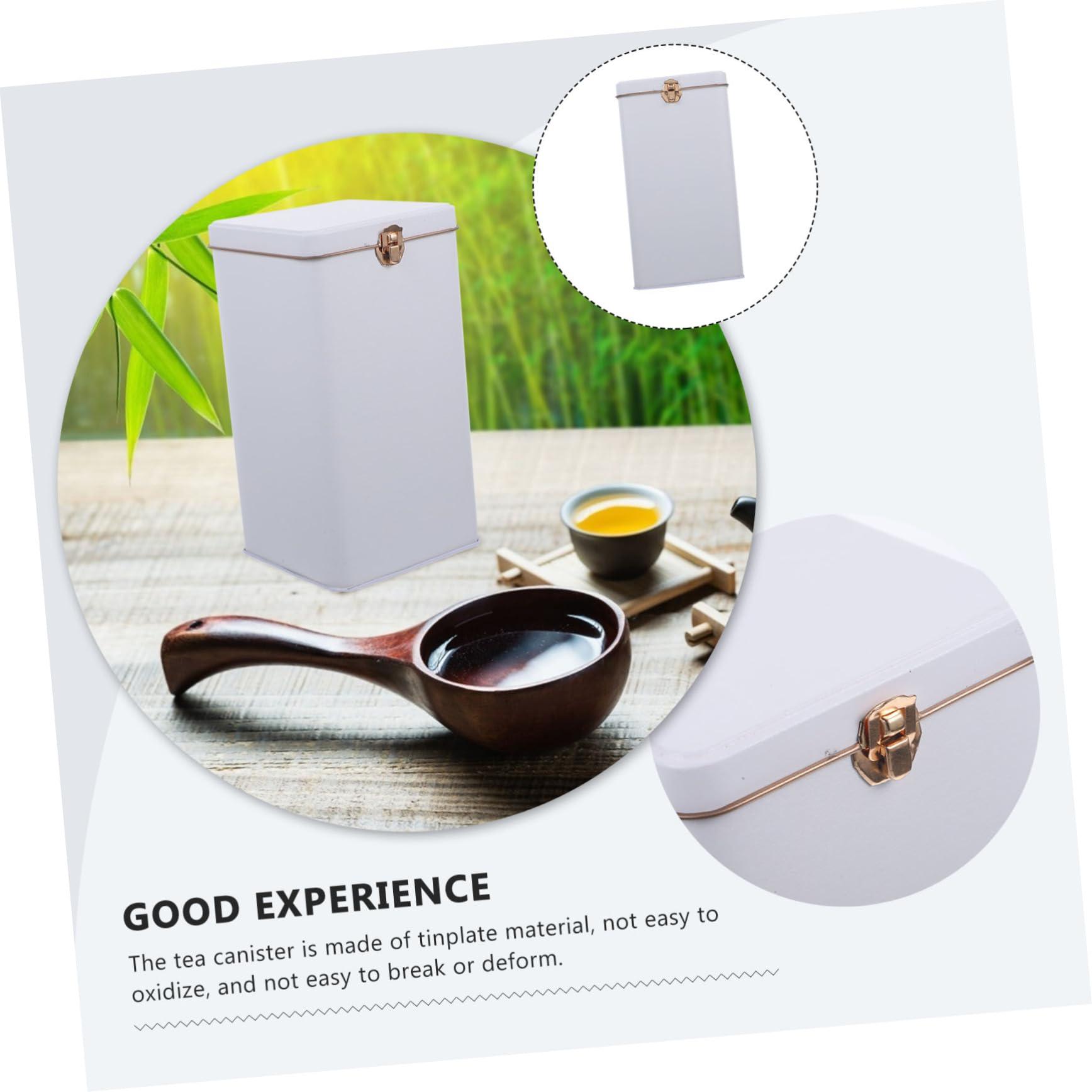 Zerodeko Tea Tea Storage Containers Tea Container Canister with Airtight Lids Tea Bag Storage Jar Food Storage Container Food Storage Jar Tea Tin Canister Tea Storage Canister