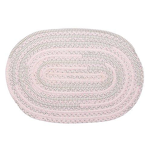 Colonial Mills Colonial Mills Bella Nursery Braided Rug, 5' X 8' , Pink Grey