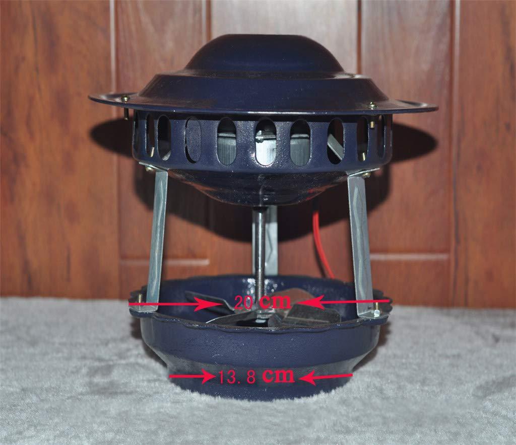 SSCYHT Chimney Fan For Round Flue, Electric Chimney Fan Chimney Ventilation Fans Rooftop Inducer Fans Chimney Exhaust Fan For BBQ Hut Fireplace Thermo Stove [Energy Class A++],80 w