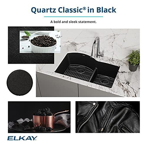 Elkay Elkay Quartz Classic ELGR13322BK0 Black Single Bowl Top Mount Sink