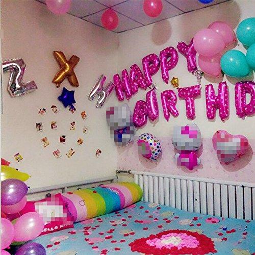 Glanzzeit Glanzzeit 32 Inch Silver Foil Balloons Letters A to Z Numbers 0 to 9 Wedding Holiday Birthday Party Decoration (Letter Z)