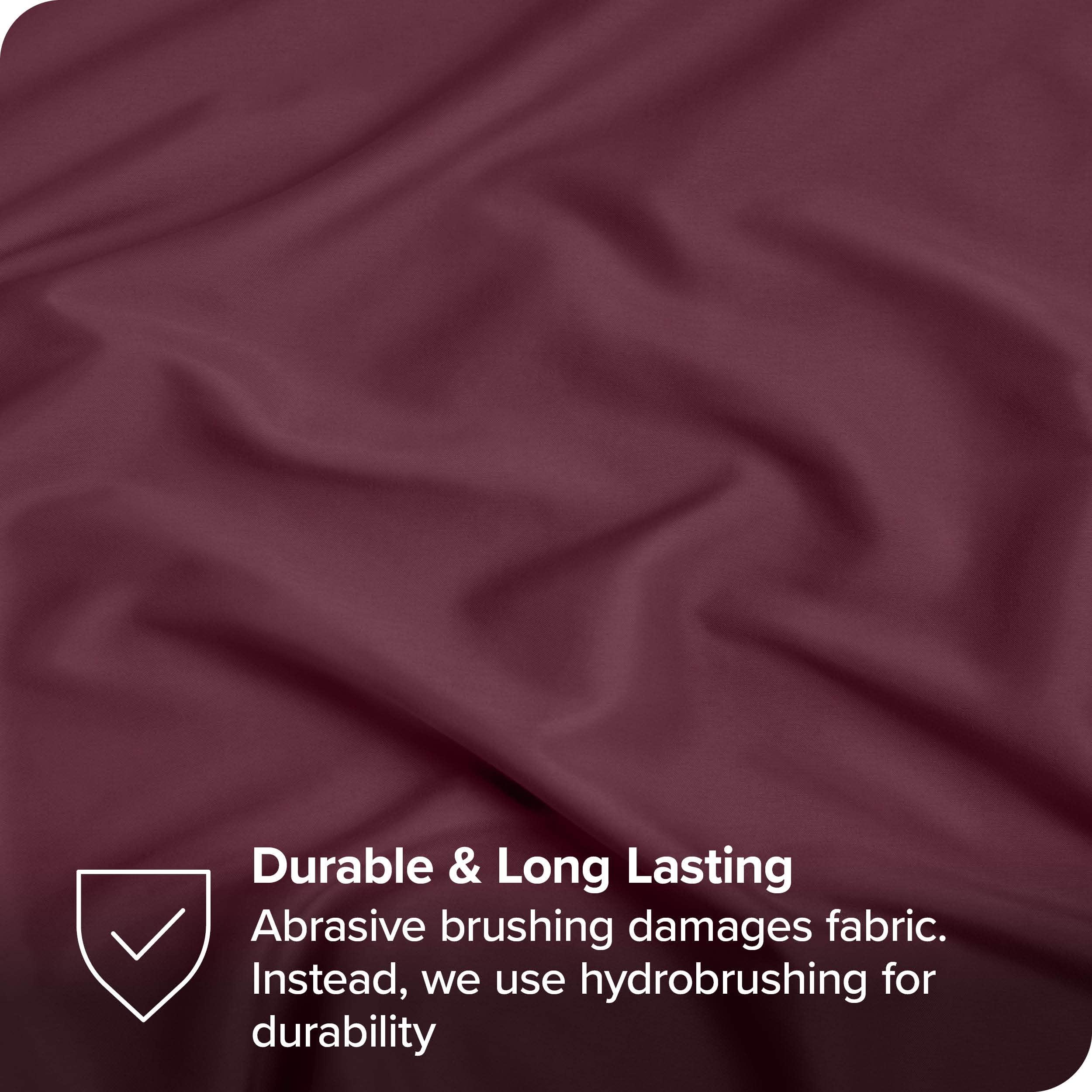 Safhome Soft 1000 Thread Count Queen Wine Sheet Set 6 Piece Bed Sheets for Queen Size Bed 16 Inches Deep Pocket Breathable Hotel Quality Bedding Sheets & Pillowcases