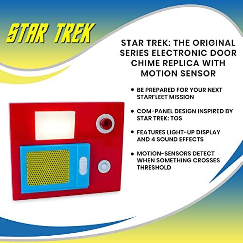 ThinkGeek ThinkGeek Star Trek Electronic Door Chime - Motion-Sensitive - Can Be Mounted on Either Side of a Door - Officially Licensed Star Trek Collectible