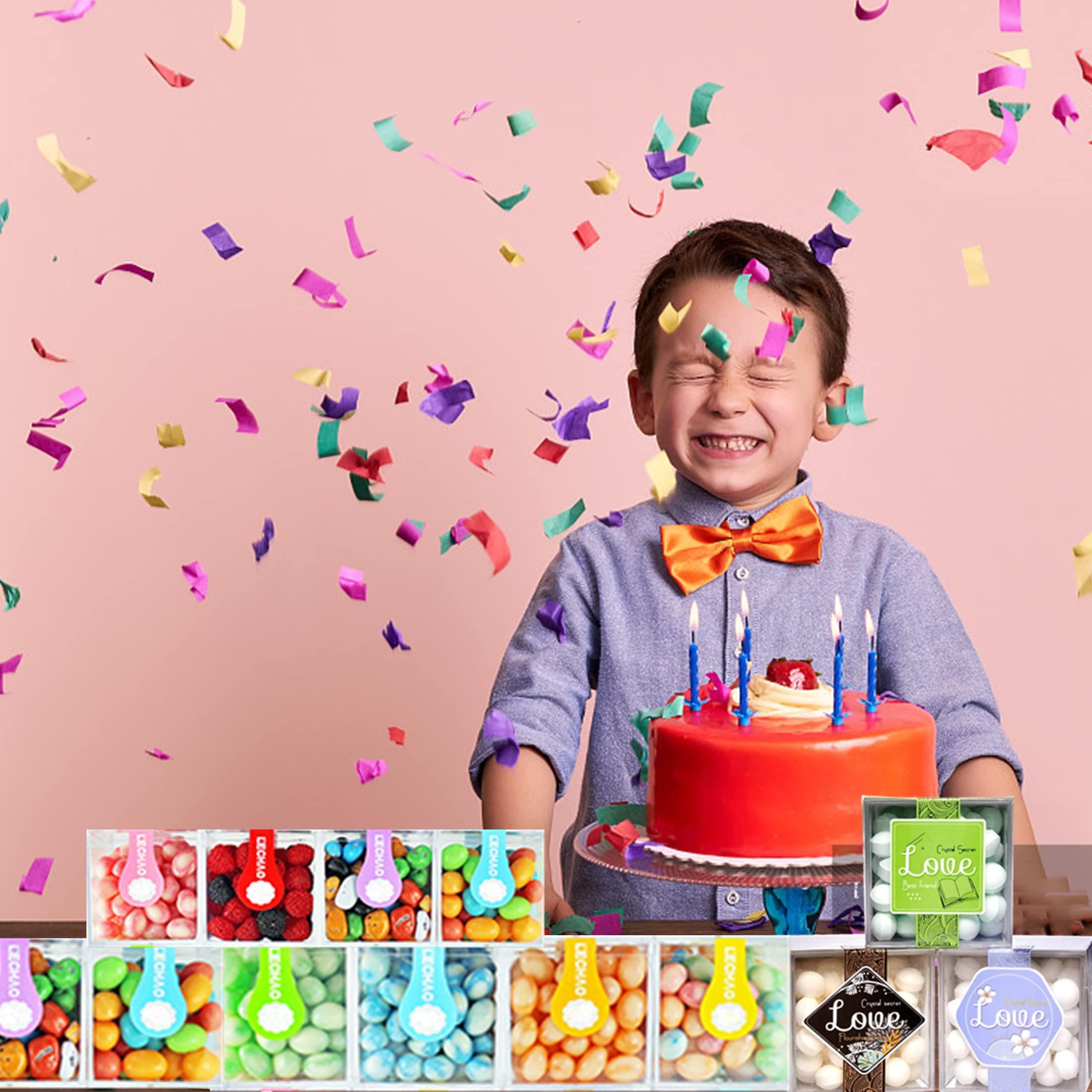 KissYou Acrylic Box Clear Box with Lid 12 Packs Transparent Small Acrylic Candy Box Party Favor Display Square Cube Wedding Birthday Christmas Decorations Party Jewlry Presents Gift Box 2.2x2.2x2.2 Inch