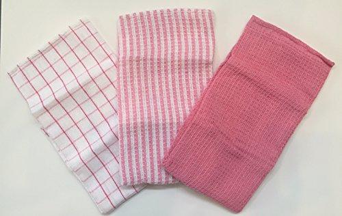 ReBL LLC Jean Dubost Laguiole 4pc Spreaders and 3pc Cheese Set with Ivory handles in Wooden Boxes Plus Kitchen Towels