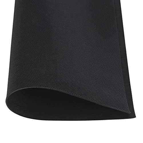 MIIDII MIIDII Shoe Sole Repair Rubber Soling Sheet, Non-Slip Shoe Pads Replacement for Bottom of Shoes (Black)