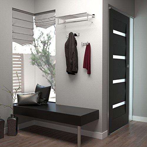 Gatco Gatco 1283 Elevate All Modern Dcor Double Rectangle Hook, Chrome/Wall Mounted 6.5\" W X 2\" H 2-Hook/Robe, Towel Hook for Bathroom