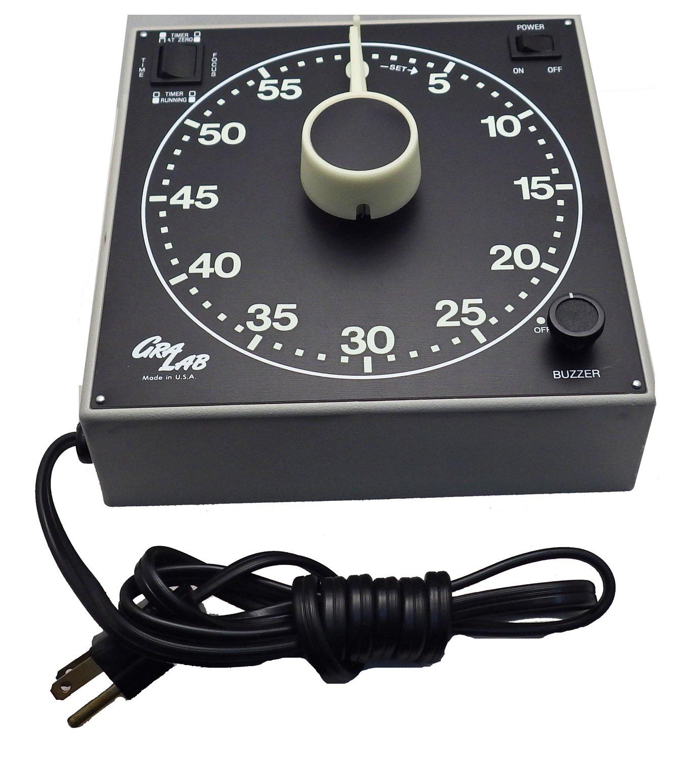 GraLab GraLab Model 300, 60 Minute Photography and Darkroom Timer, 7-1/2" Length x 7-1/2" Width x 2-1/2" Height
