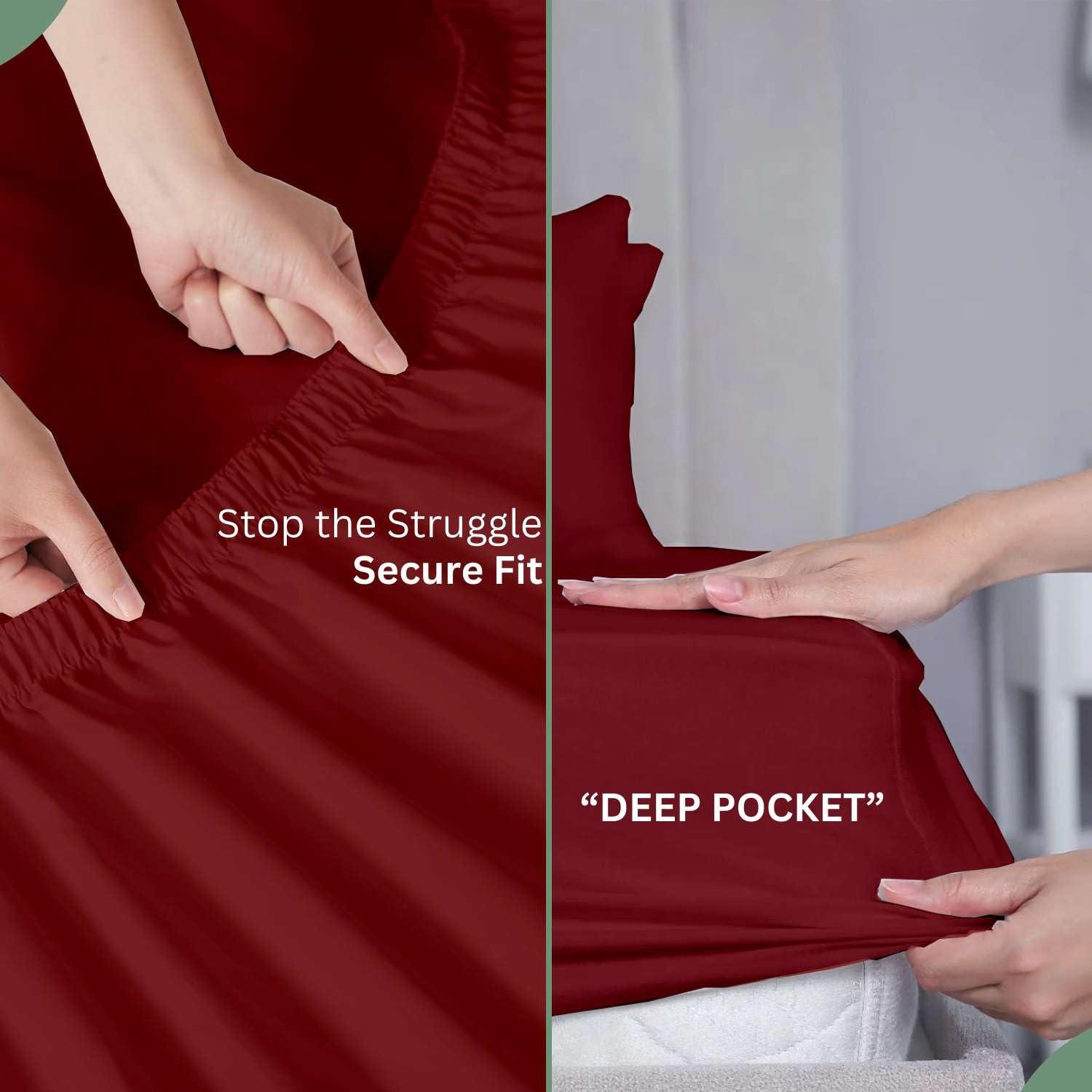 NON Sticky cotton Top Split King Sheets Sets for Adjustable beds, Sheets for Sleep Number Bed Split King deep Pocket, 34\" Split Top King Sheets 400 Thread Count 100% Cotton, Flex Top Sheets, Light Blue Solid