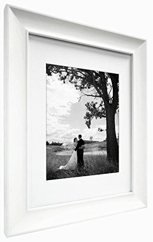 MCS MCS 11x14 Inch Archival Frame with 8x10 Inch Mat Opening, White (47616)