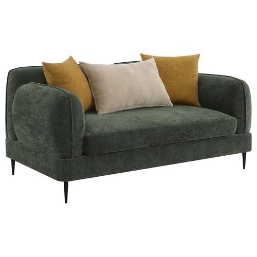 Coaster Home Furnishings Coaster Home Furnishings Jade 2-Piece Chenille Upholstered Sofa Set Green