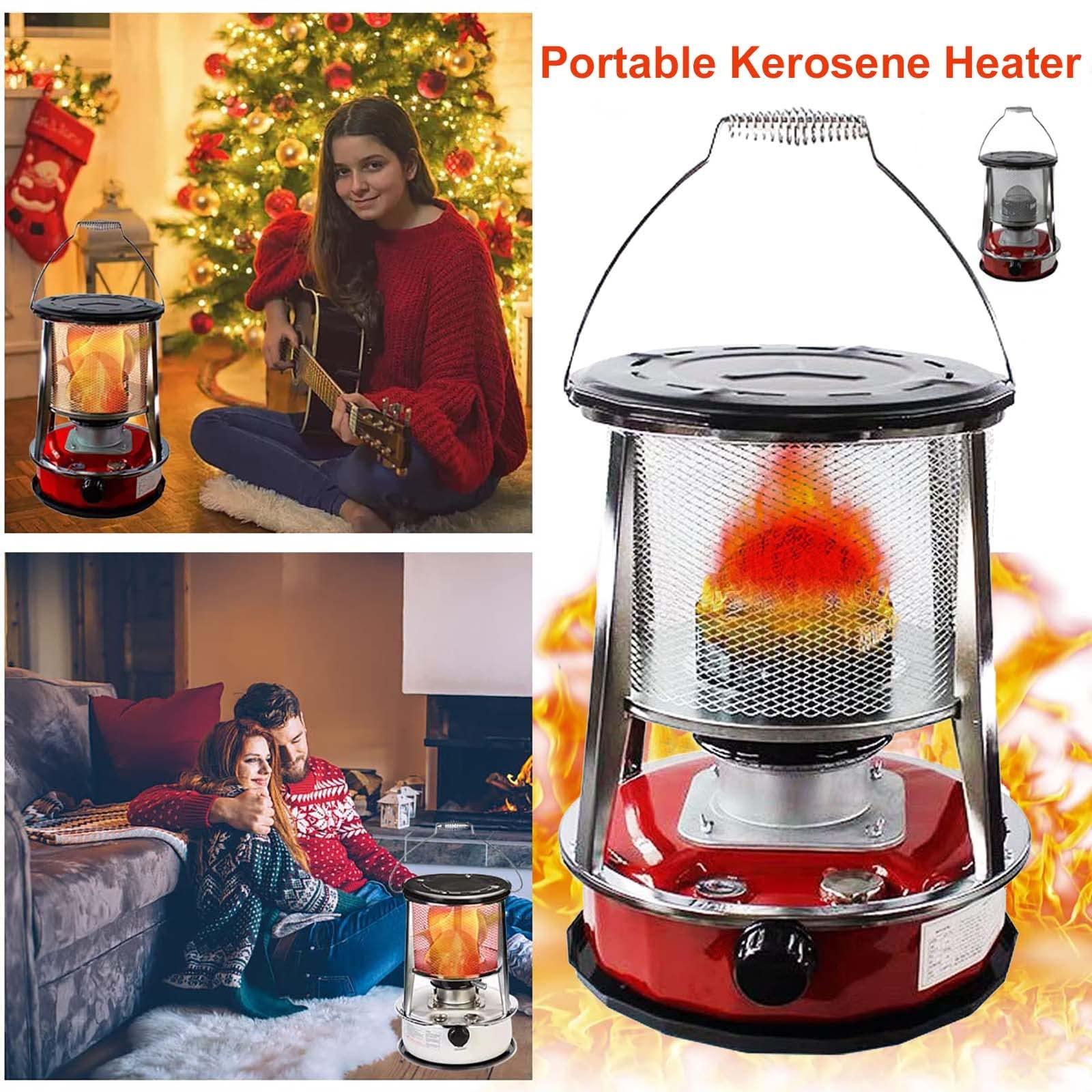 CXLL Mini Kerosene Heater, Indoor Non Electric Heater, Small Kerosene Heater for Camping, Handle Design, Easy to Carry Kerosene Stove, Cotton Wick Good Burn, Can Be Used Indoors and Outdoors