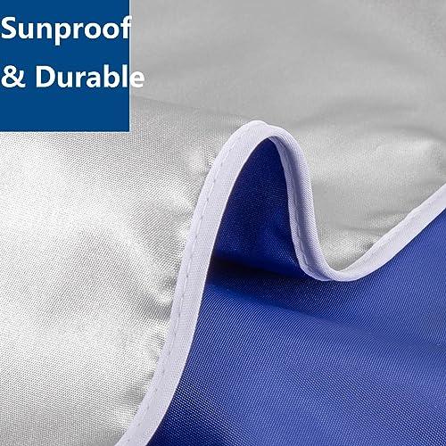 Torzk Air Conditioner Cover, Outdoor Anti-Dust Waterproof Sun Protection Window Air Conditioner Protects Cover AC Cover Made Of Oxford, Portable AC Cover For Outdoor Units ( Size : 1P(72*26*57) )