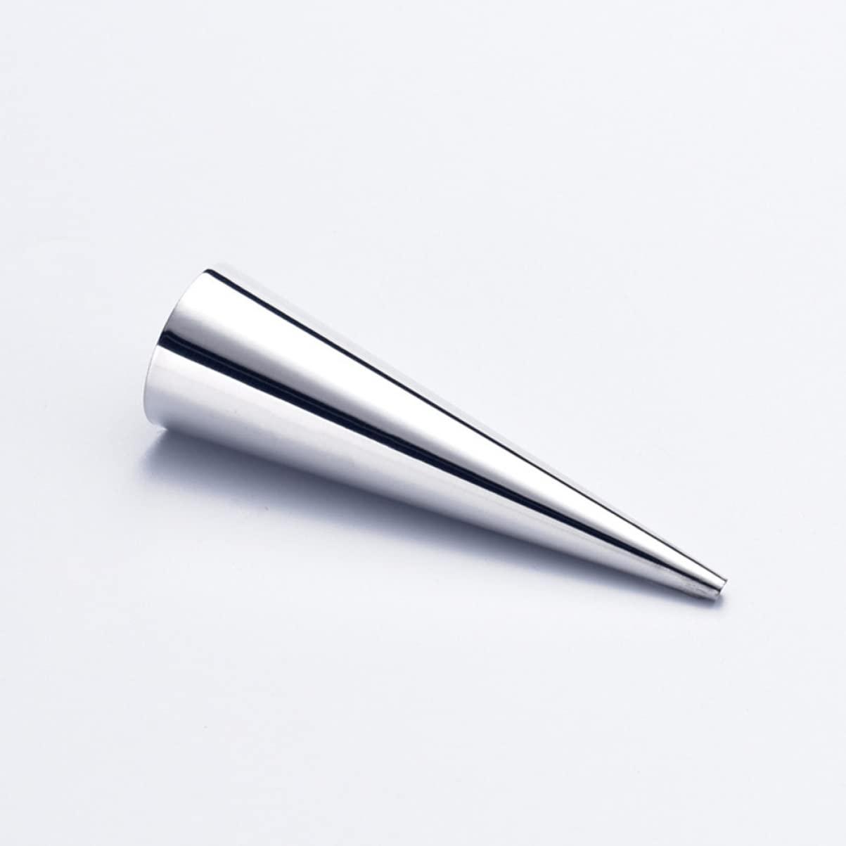 BIUDECO BIUDECO 48 Pcs Connoli Baking for Baking Cream Horn Conical Tube Cheese Crackers Cannoli Shells Cream Horn Form Pan Connoli Form Cylinadrical Shaped