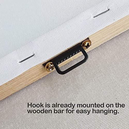 BOHU ARTS BOHU ARTS The False Mirror by Rene Magritte Canvas Art Surrealism Framed Painting Ren Magritte Wall Art Wall Decor for Home Office Bedroom Reeady to Hang