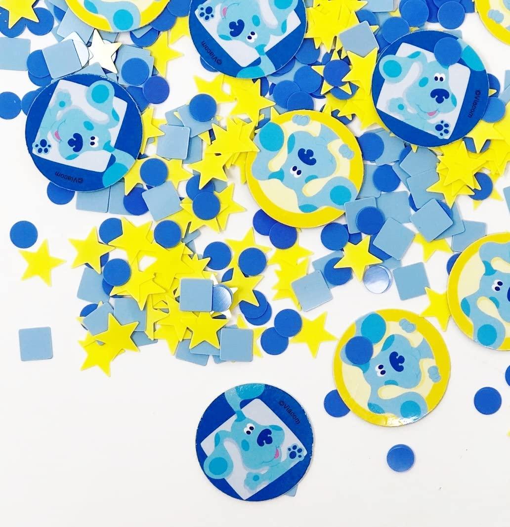 Designware Blue\'s Party Activity-Game & 2 Confetti Packs Table Decoration (3 Piece Set)