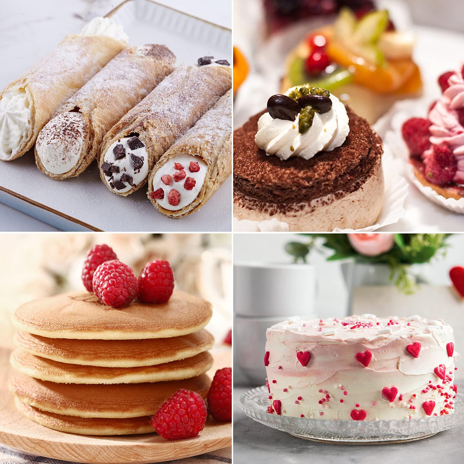 Acerich Acerich 2 Pack Danish Dough Whisk 13.5” Dough Whisk Stainless Steel Dutch Style Bread Whisk Wooden Handle Danish Whisk for Bread, Batter, Cake, Pastry