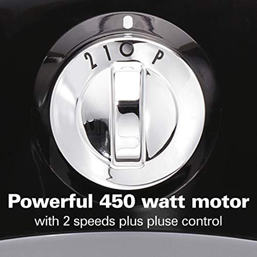 Hamilton Beach Hamilton Beach Food Processor & Vegetable Chopper for Slicing, Shredding, Mincing, and Puree, 8 Cup, Black