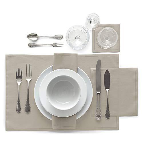 MY DRAP MY DRAP Linen Cocktail Napkins, Natural, 50 Units