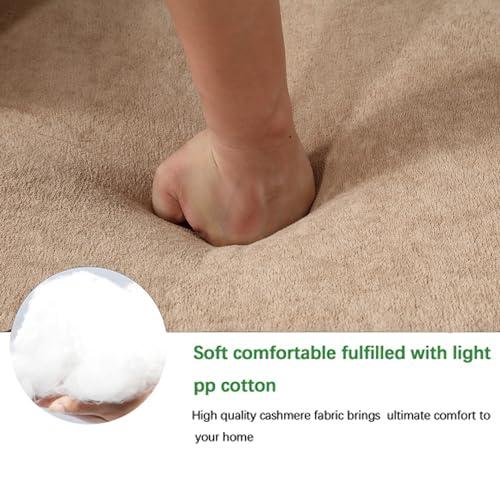 Eafurn L Shaped Right-Hand Facing Modular Sectional Sofa Cloud Couch with Chaise, Minimalist Upholstered Full Sponge Leisure Lounge Sof,Free Combination Floor Sofa&Couches for Living Room Apartment