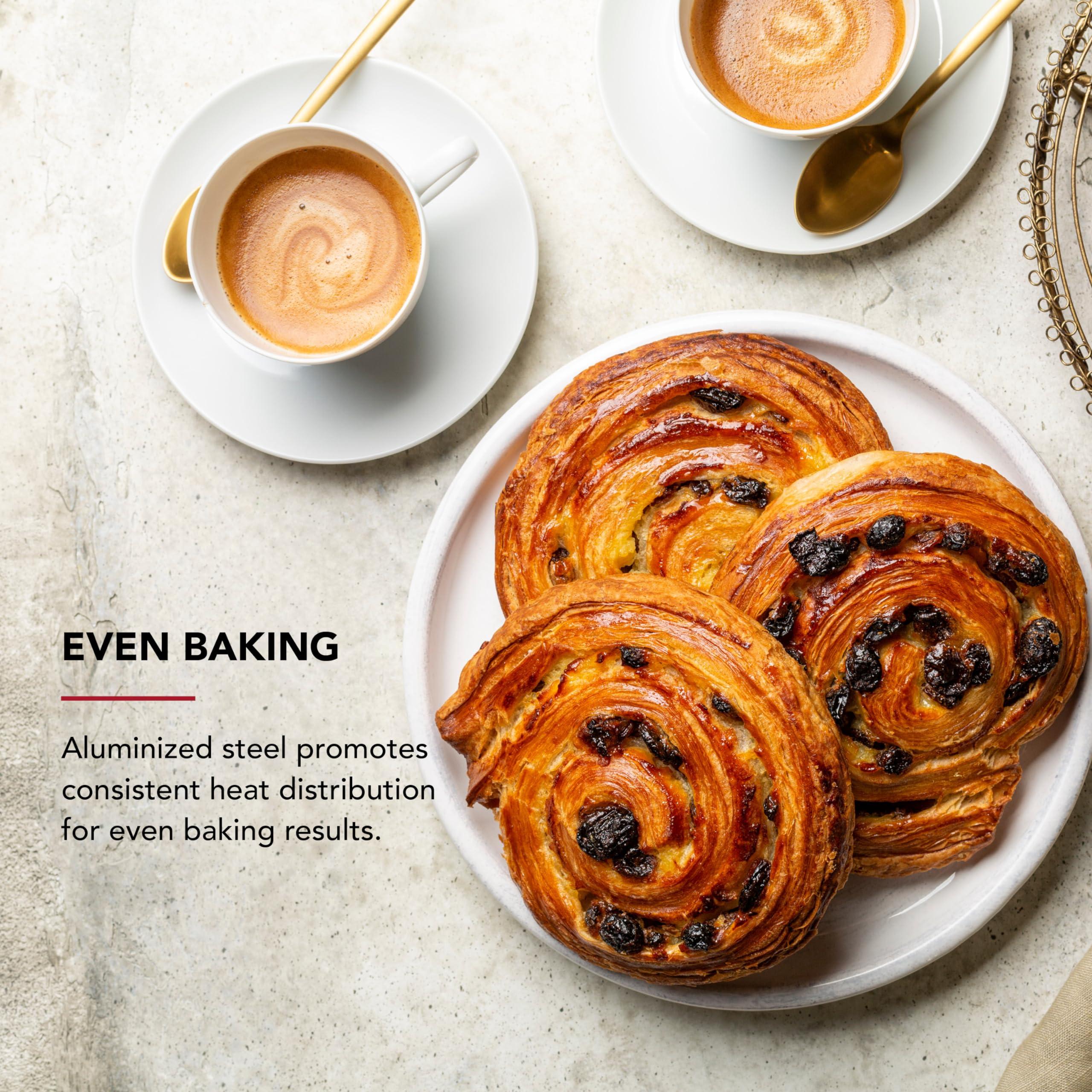 KitchenAid KitchenAid 10x15in Nonstick Aluminized Steel Baking Sheet, Ink Blue