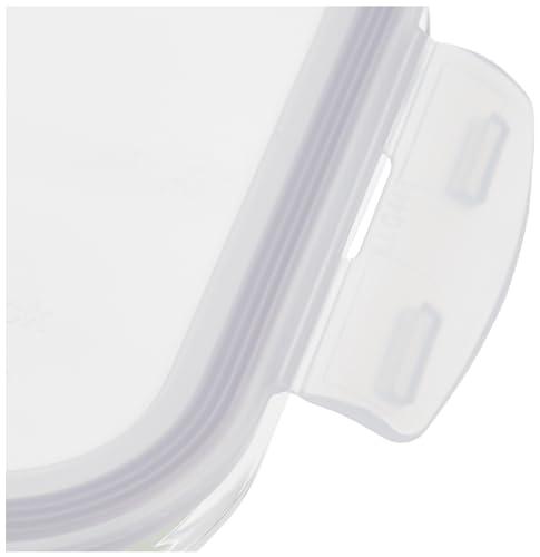 LOCK & LOCK LOCK & LOCK Purely Better Glass Food Storage Container with Lid, 4.23-cup, Clear