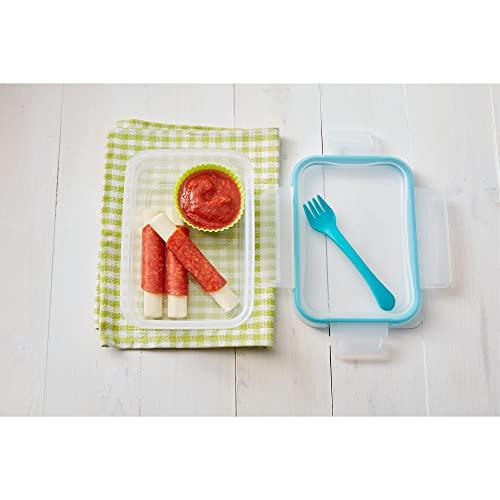 Snapware Snapware Total Solution 3-Cup Plastic Food Storage Container with Lid, 3-Cup Rectangular Meal Prep Container, Non-Toxic, BPA-Free Lid with 4 Locking Tabs, Microwave, Dishwasher, and Freezer Safe