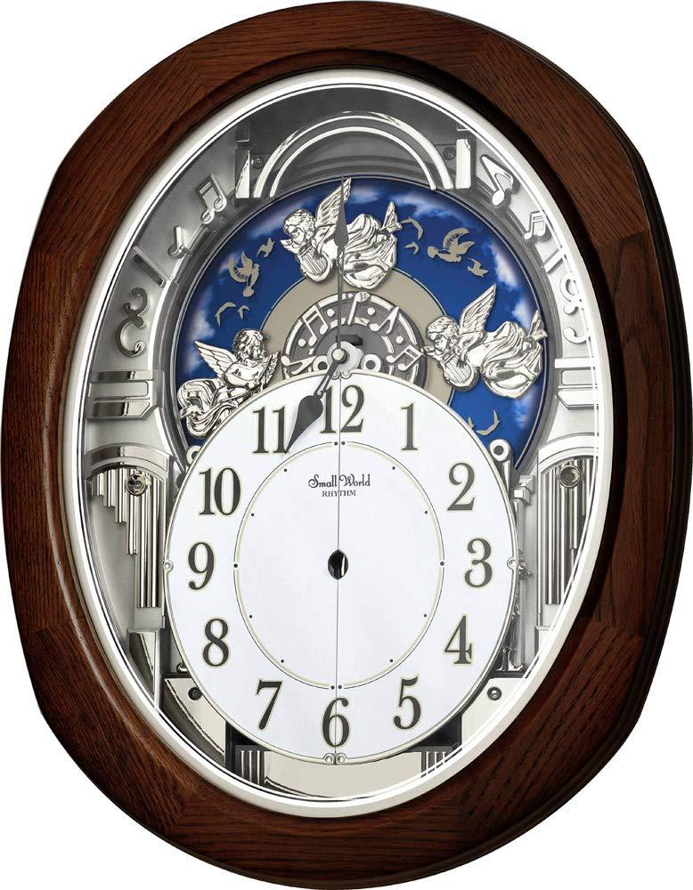 Rhythm Clock Rhythm Clocks \"Espresso Blessing\" Magic Wall Clock