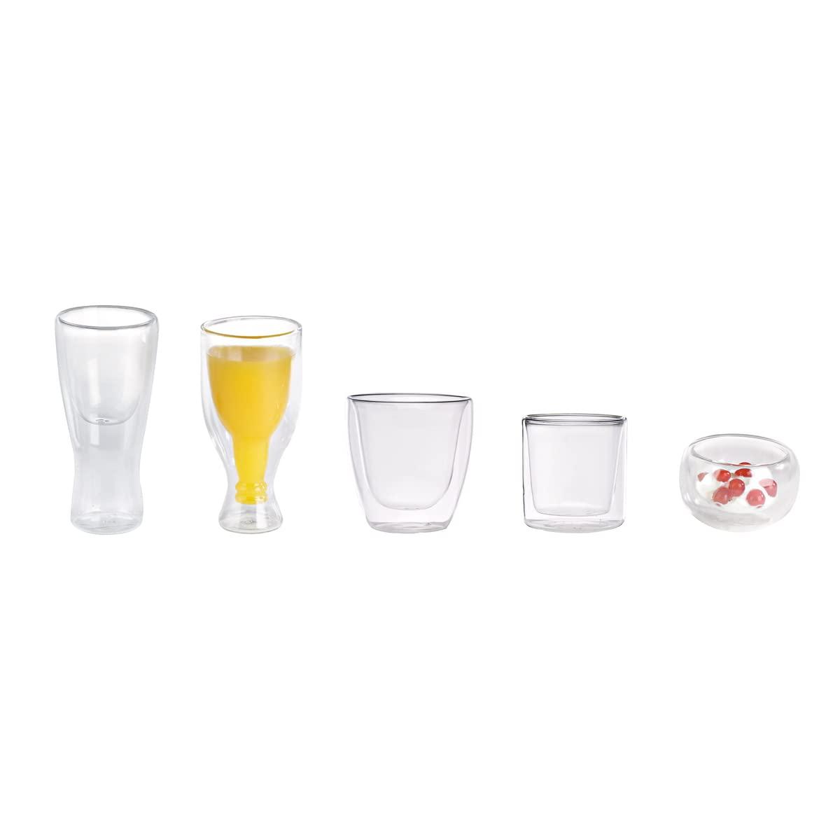 PacknWood PacknWood 210VBOBALI Double Wall Short Mini Glass - 2oz D:2.2in H:2.3in - 48 pcs