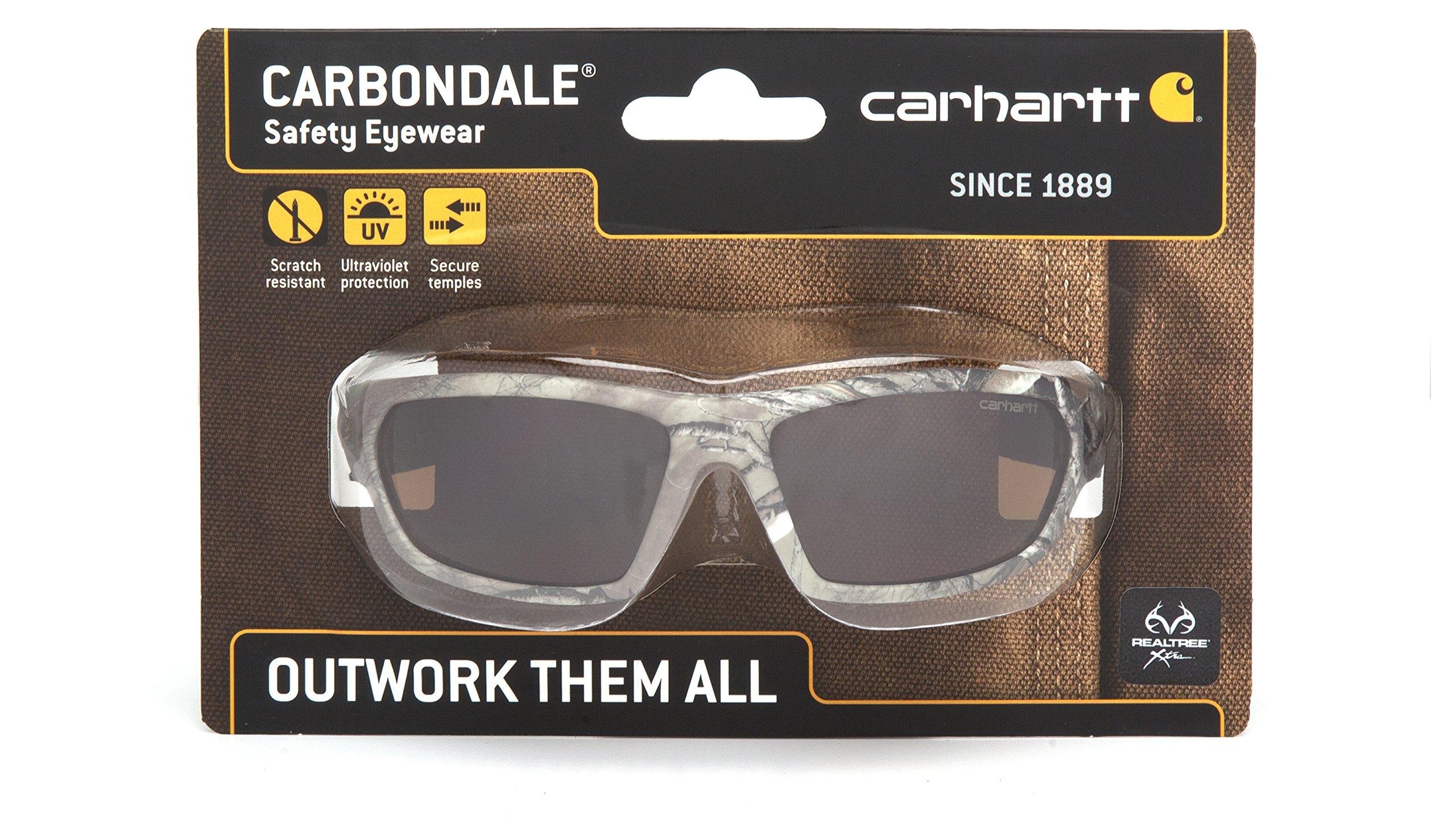 Carhartt Carhartt CHRT218DCC Carbondale SAFETY Glasses, Realtree Xtra Frame, Bronze Lens