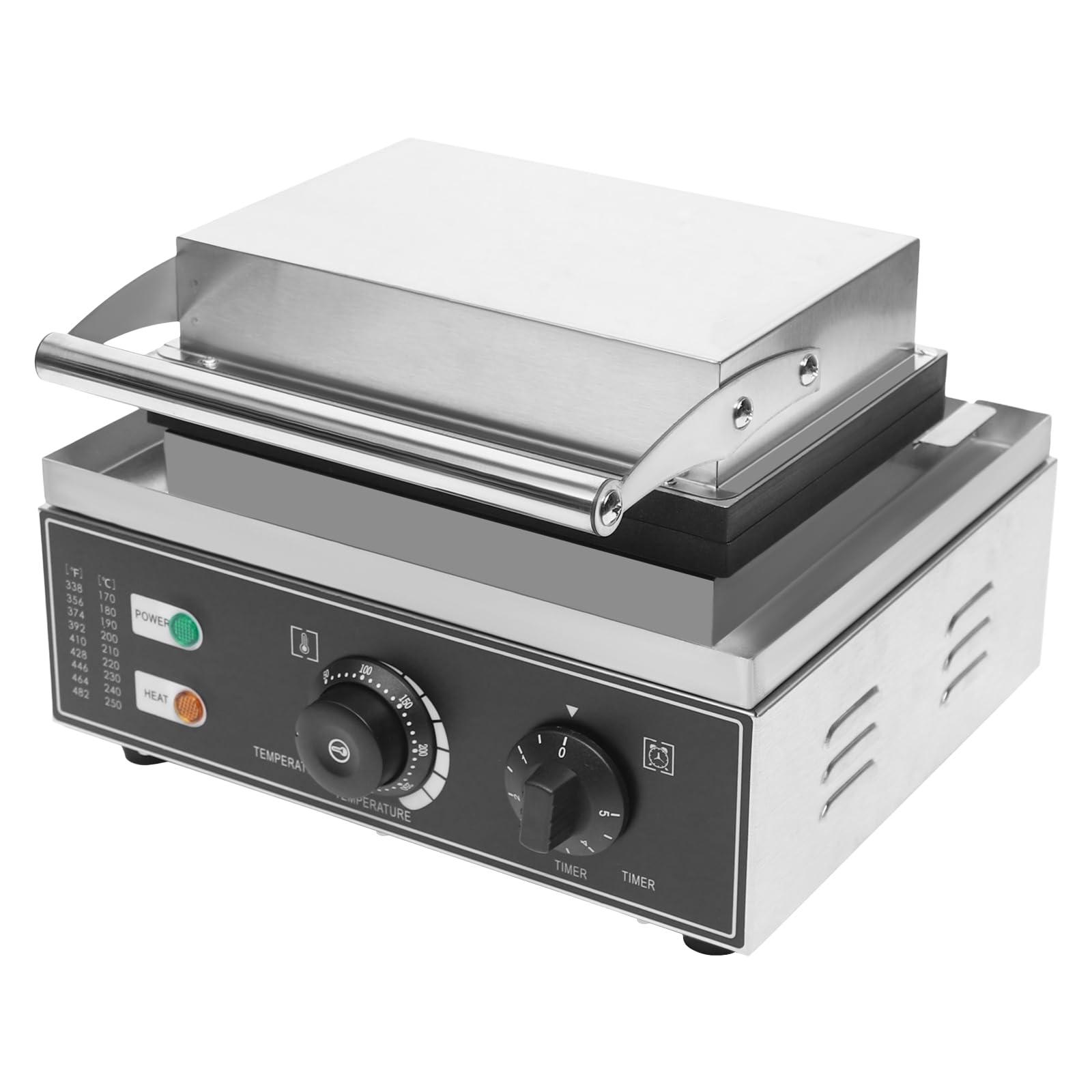 WBGANG 1550W Donut Maker Machine For Home Commercial Waffle Maker,Mini Donut Maker Machine Commercial 6 Holes Electric Doughnut Maker Waffle, Donut Bake Machinenon-Stick Time&Temp Control Double-Side Hea