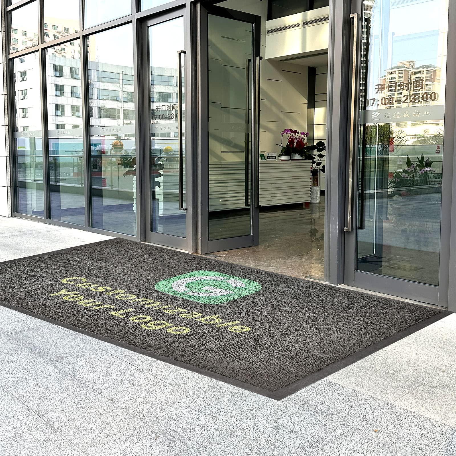 TOMCUSTOM Custom Rug Doormat Personalized Commercial Carpet with Any Size Color Logo Shape Pattern Non Slip Rugs for Indoor Outdoor Runner Washable Entrance Mat Suitable for Hotel Restaurant Office