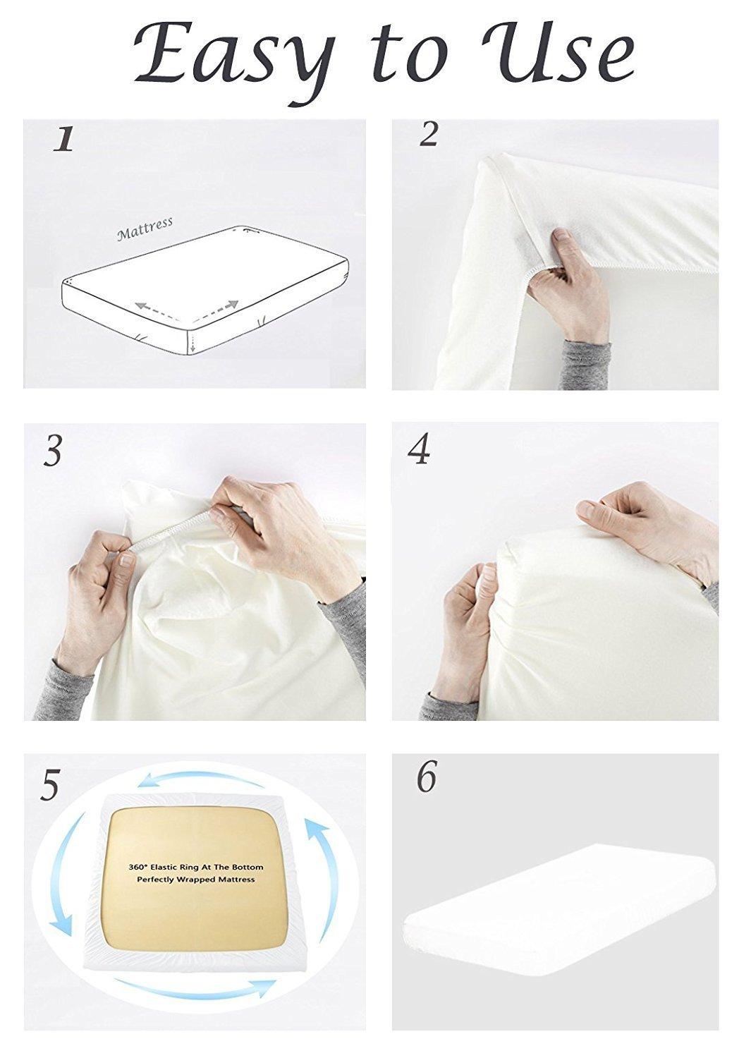 Sophia Cotton Club Short King (73x76) Size Bed Sheets Luxury Soft 550-TC Egyptian Cotton 4-PCs Sheet Set Fits Upto 18-20 inch Pockets Depth, Made Specifically for RV, Camper & Motorhome (Solid, Taupe)