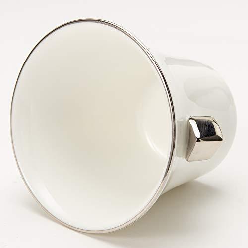NARUMI() Narumi 50554-2657 Cup Saucer, Forte, Platinum, 2.7 fl oz (80 cc), Espresso