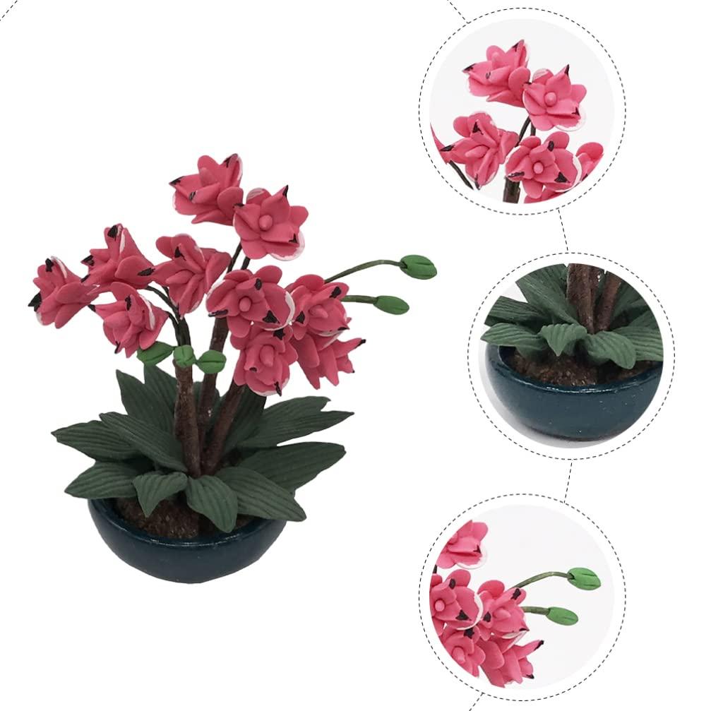 ibasenice Artificial Flower Desk Decoration Mini Landscape Plant Model Mini Toy Table Plant Model Fake Plant Model Plant Mini Plant Model Toy Table Accessory Mini Landscape Decor