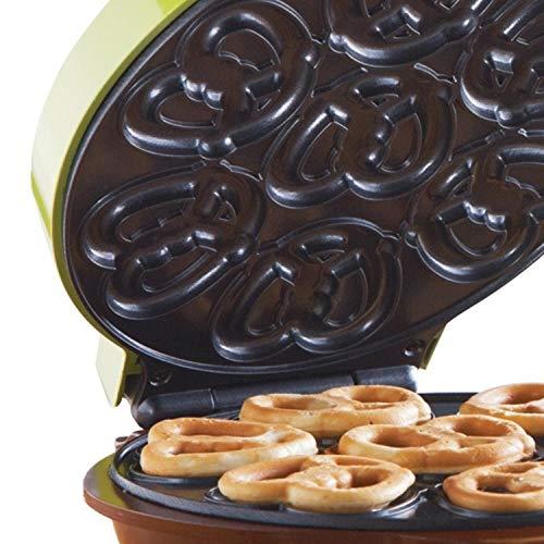 Brentwood Brentwood Mini Pretzel Maker Machine Non-Stick, Green