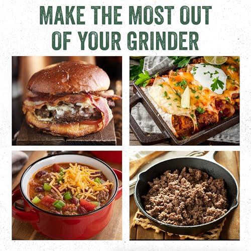 LEM LEM Products BigBite #8 Meat Grinder, 0.50 HP Stainless Steel Electric Meat Grinder Machine, Ideal for Regular Use